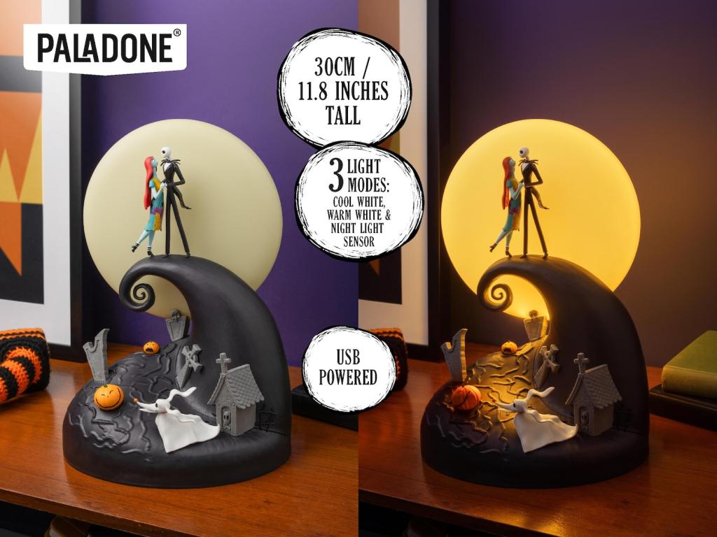 L'ETRANGE NOEL de Mr JACK - Diorama Lampe 30cm