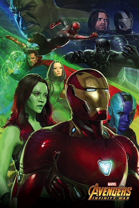 AVENGERS INFINITY WAR - Poster 61X91 - Diorama 3/3 - Iron Man_IMAGE_1