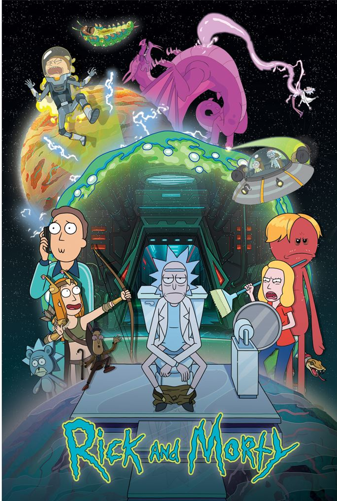 RICK AND MORTY - Toilet Adventure - Poster 61x91cm_IMAGE_1