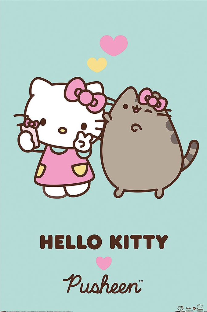 PUSHEEN X HELLO KITTY - Love - Poster 61x91cm_IMAGE_1