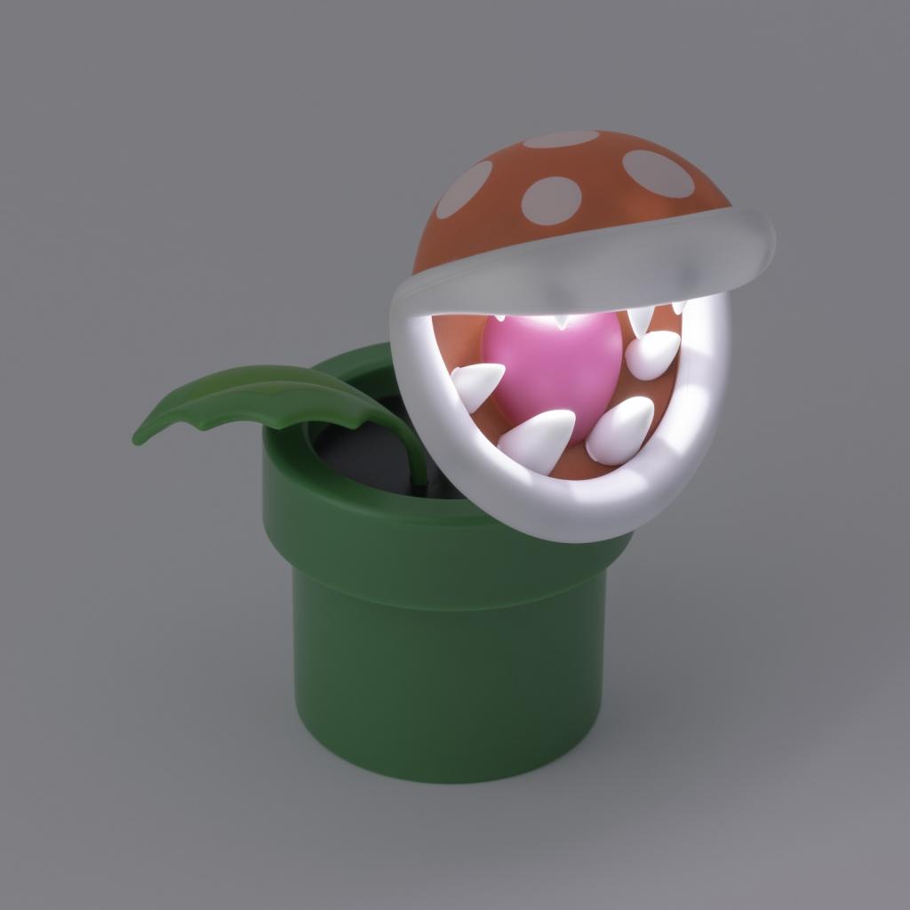 SUPER MARIO - Mini Plante Piranha - Lampe - Try me - 2