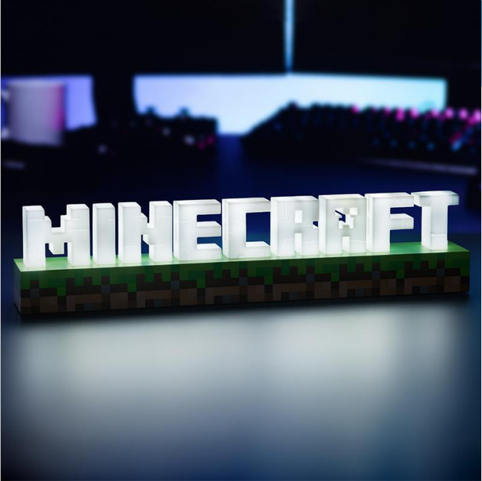 MINECRAFT - Logo - Lampe : : Lampe Paladone Minecraft