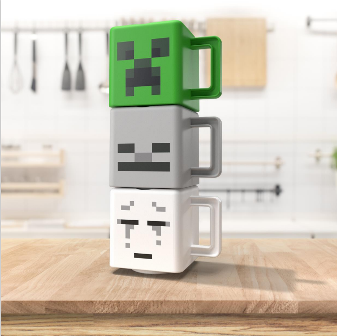 MINECRAFT - 3 Stacking Mug_IMAGE_1