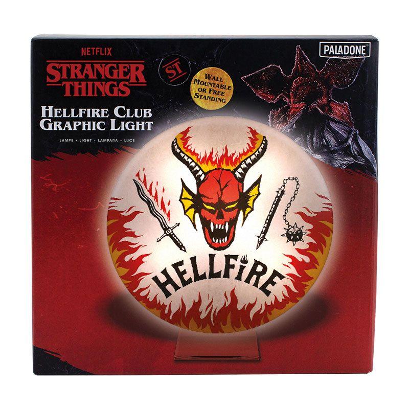 STRANGER THINGS - Hellfire Club Logo - Lampe 20cm - 3