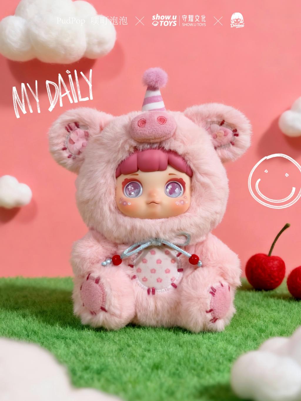 PUDPOP -Doobee fantasy critter park Series Plush BLIND BOX (8pcs)-20cm - 2