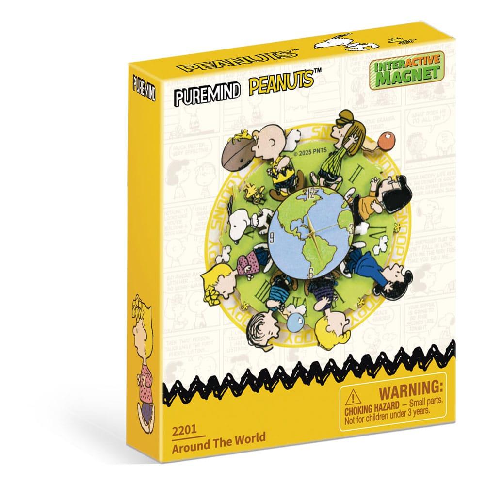 PEANUTS - Around The World - Wood Magnet - 3