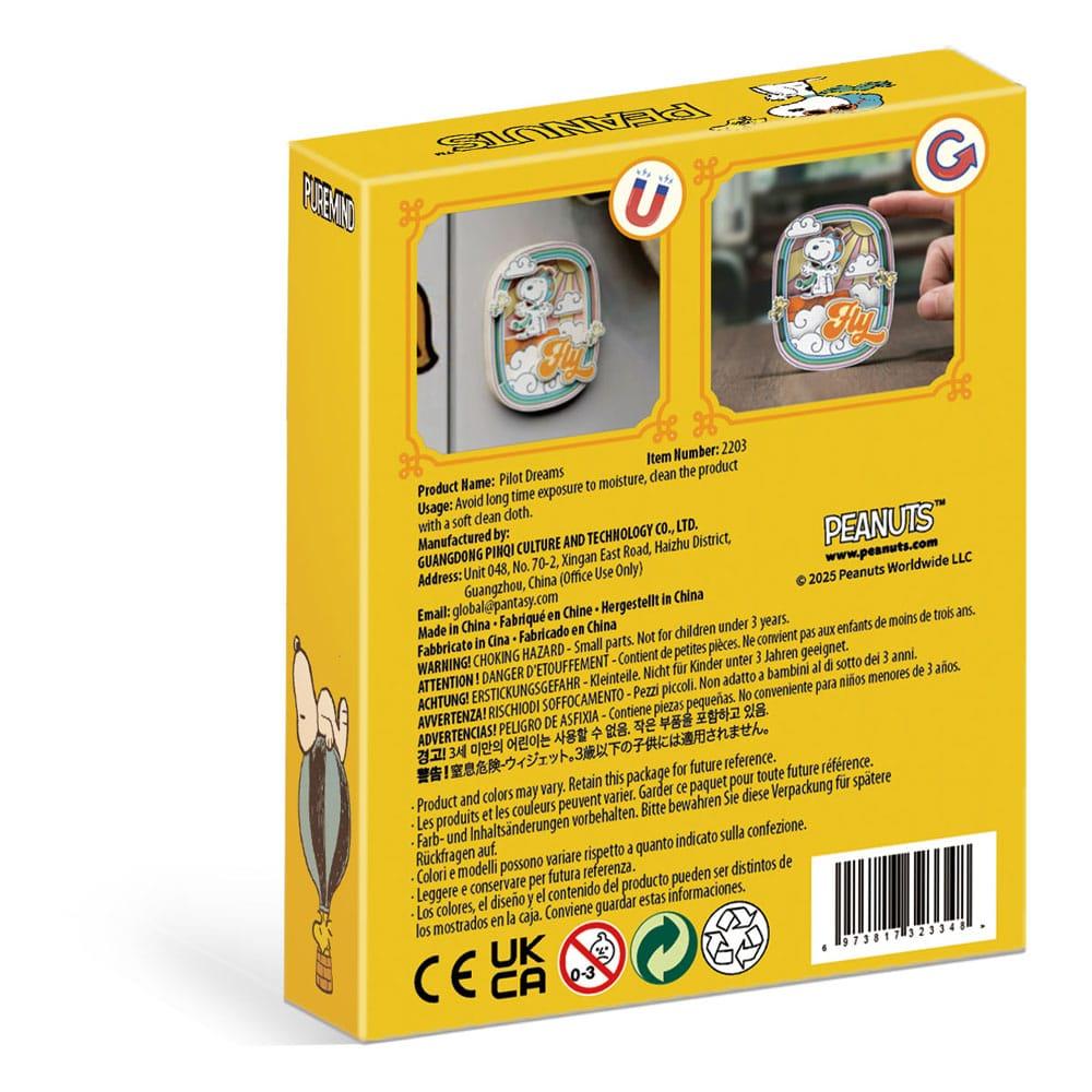 PEANUTS - Pilot - Wood Magnet - 4