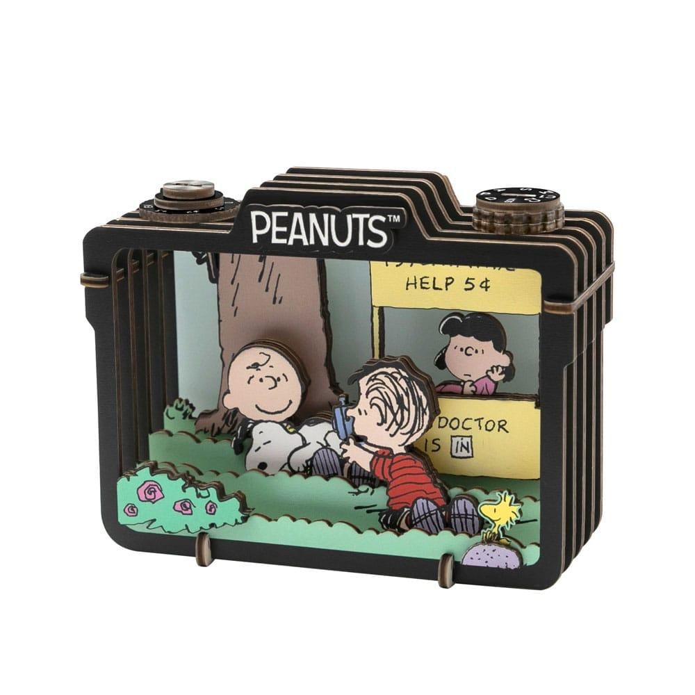 PEANUTS - Summer Snapshot - Wood Model Kit Theater - 3