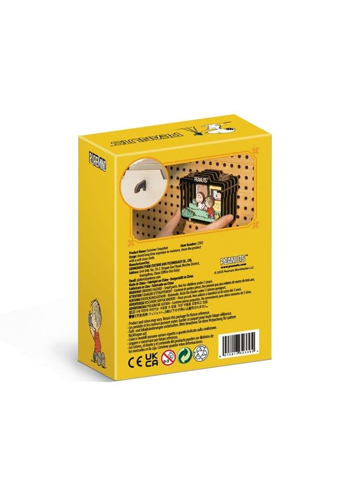 PEANUTS - Summer Snapshot - Wood Model Kit Theater - 5