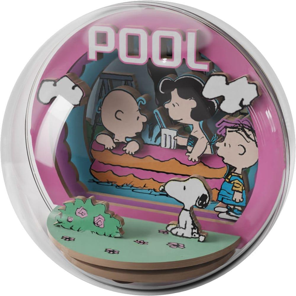PEANUTS - Cool Pool - Wood Model Kit Globe Theater - 3