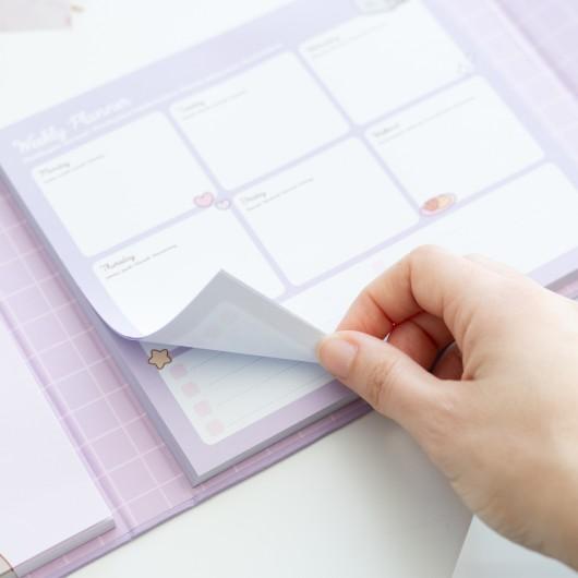PUSHEEN - Weekly Planner + Bloc Note - 2
