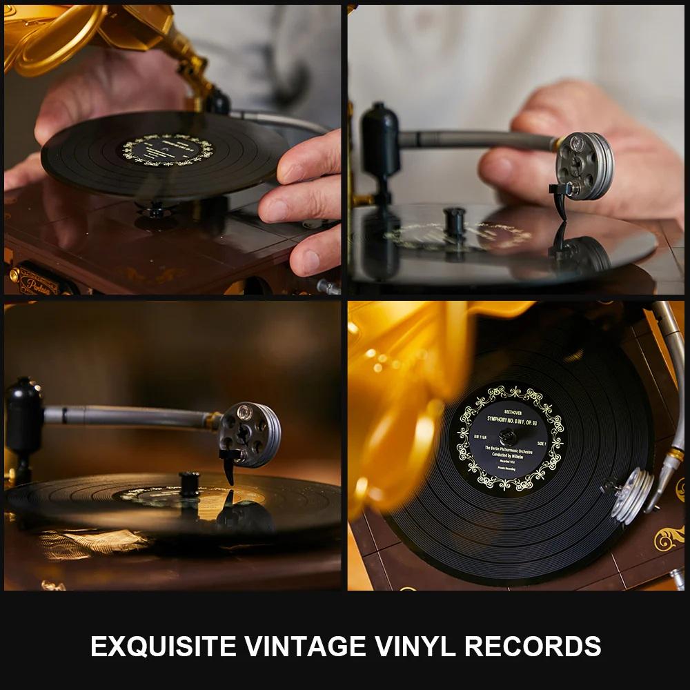 PANTASY - Gramophone Rétro - Bloc de Construction - 2
