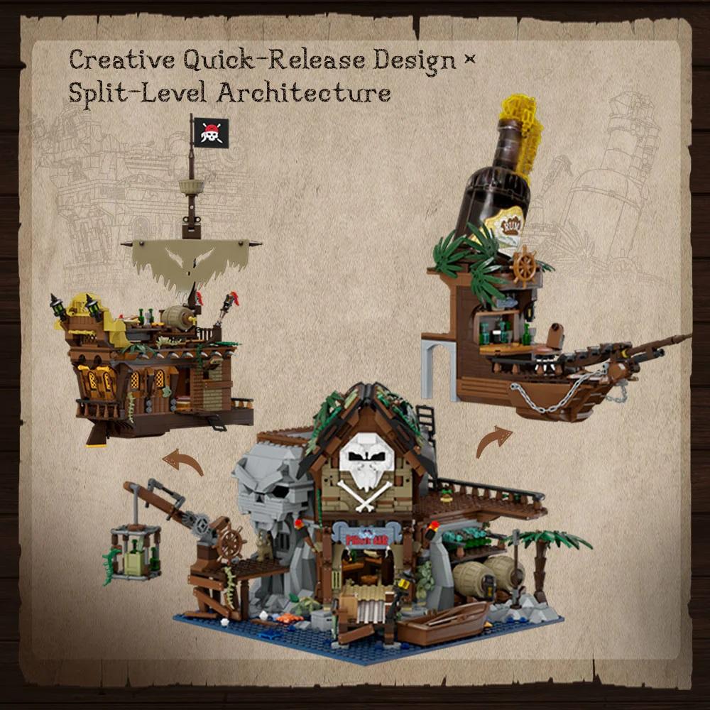 PANTASY - Le pub des pirates - Bloc de Construction 2814 pcs - 2