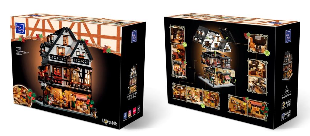 PANTASY - Bavarian Tavern - Building block 3246 pcs - 3