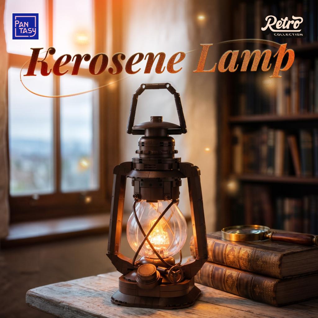 PANTASY - Lampe au Kérosène - Bloc de Construction 379 pcs - 2