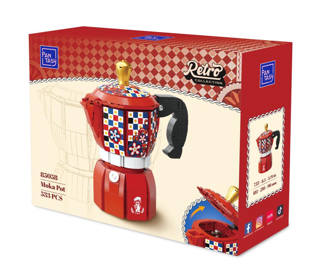 PANTASY - Cafetière Moka - Bloc de Construction 533 pcs - 3