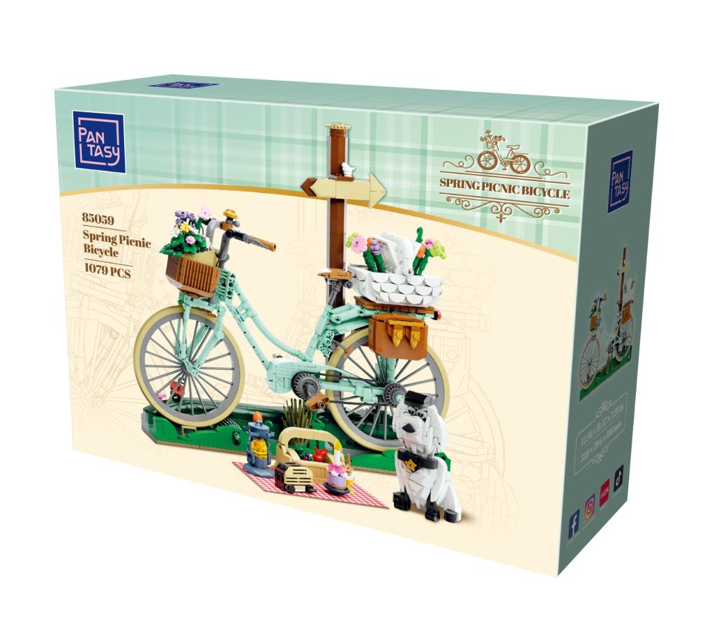 PANTASY - Pique-nique printanier à vélo -Bloc de Construction 1079 pcs - 3