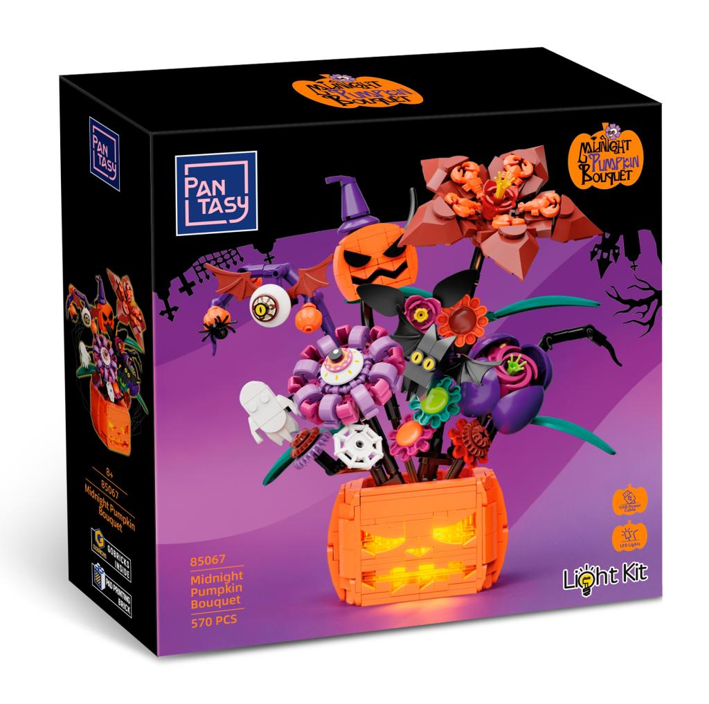 PANTASY - Bouquet Citrouille de minuit - Bloc de Construction 570 pcs - 3
