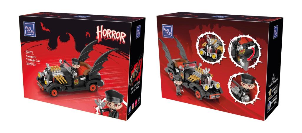 PANTASY - Voiture Vampire Vintage - Bloc de Construction 392 pcs - 4