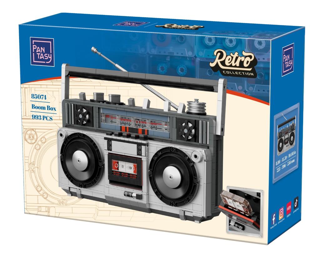 PANTASY - Boombox - Bloc de Construction 993 pcs - 2