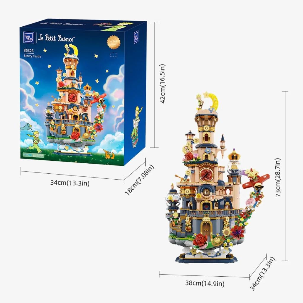 LE PETIT PRINCE - Château étoilé - Bloc de Construction - 4