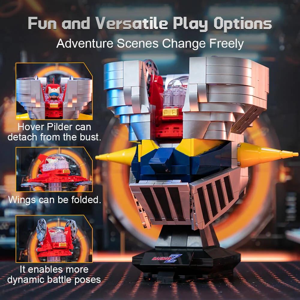 MAZINGER Z - Buste Mazinger Z - Bloc de Construction 669 pcs - 3
