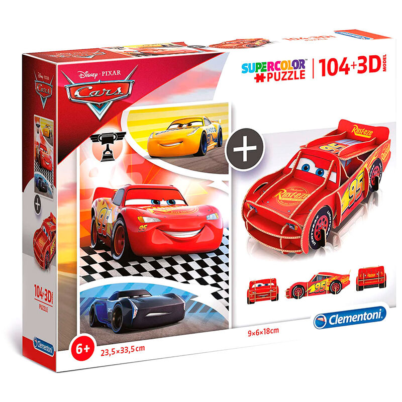DISNEY - Cars - Puzzle 104P + 3D puzzle Figure_IMAGE_1