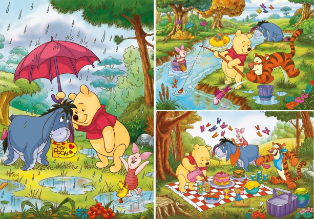 WINNIE L'OURSON - 3 Puzzle 48P - 2