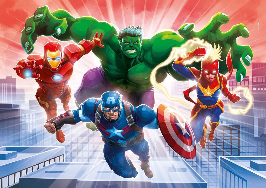 MARVEL - Les Avengers - Puzzle Glow In The Dark 104P - 2
