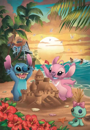 LILO & STITCH - Stitch & Angel - Puzzle 500P - 2