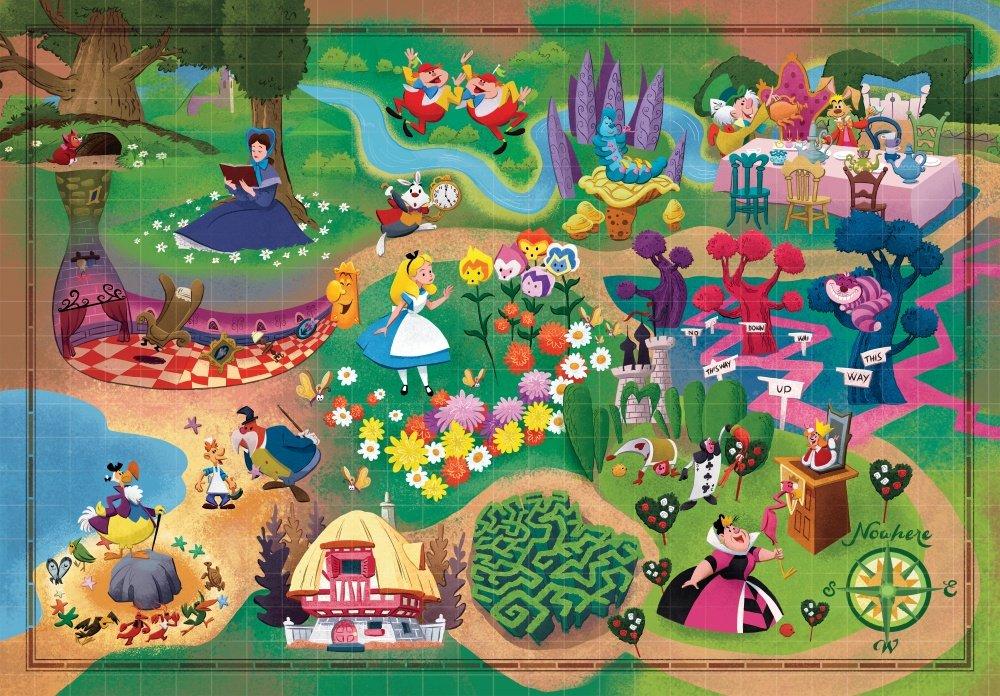 DISNEY - Alice au pays des Merveilles - Puzzle 1000P - 2