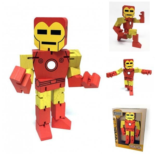 MARVEL - Wooden Figure - Iron Man - 20Cm - 2