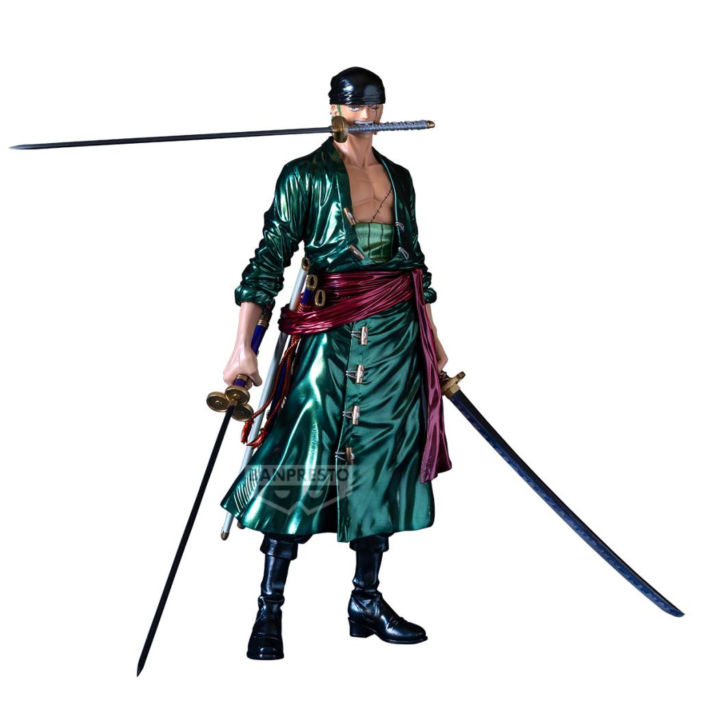 Figurina One Piece Zoro Jeans Freak Version - Colore Blu, Edizione Limitata