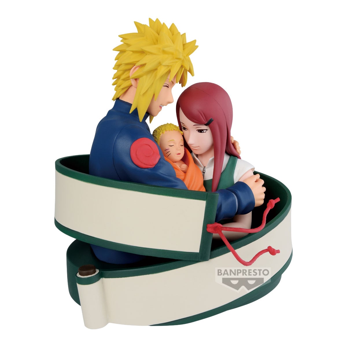 NARUTO 72 SERIES - Minato, Naruto & Kushina - Figurine 13cm