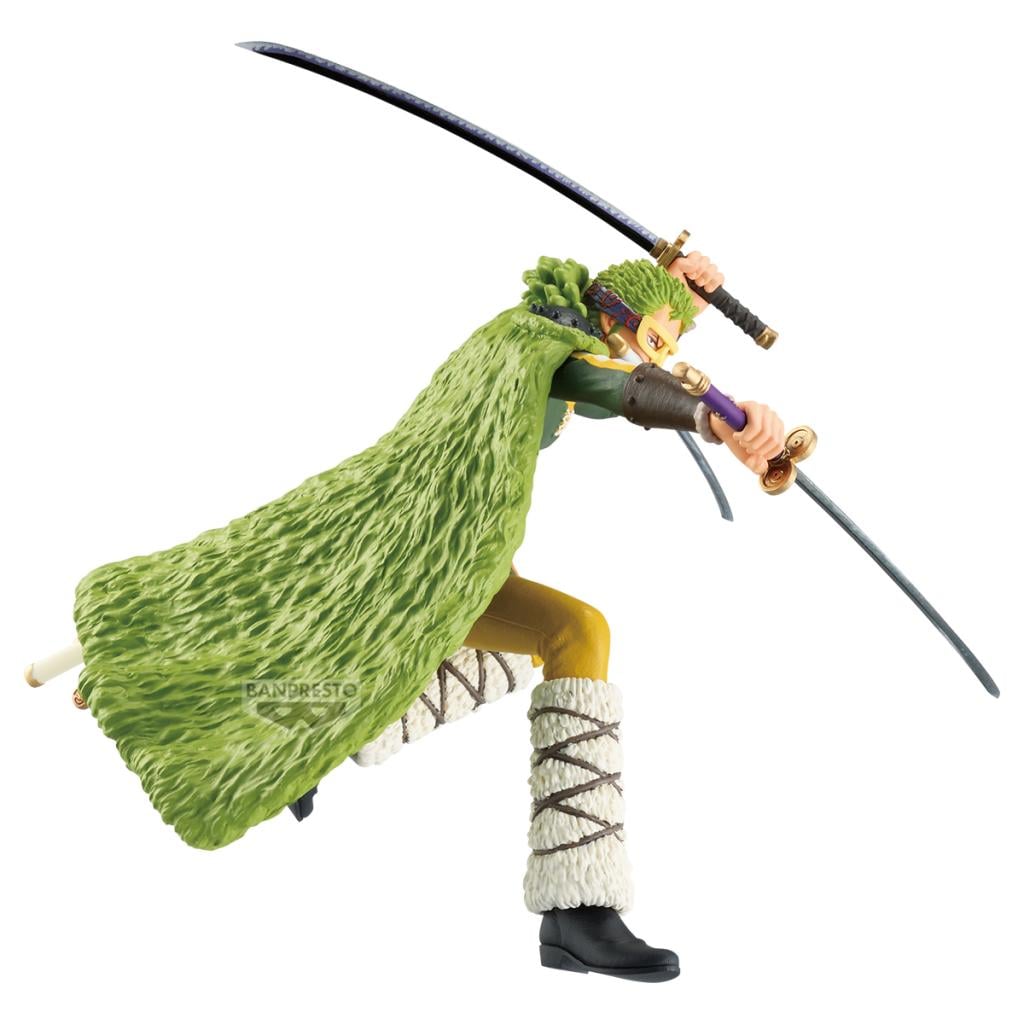ONE PIECE - Roronoa Zoro - Figure Cross Posing 18cm - 3