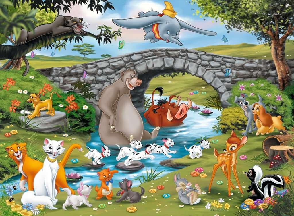 DISNEY - La grande famille - Puzzle 100P XXL - 2