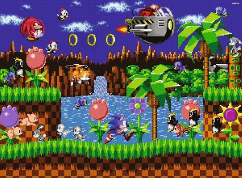 SONIC - Classic Sonic - Puzzle 500P - 2