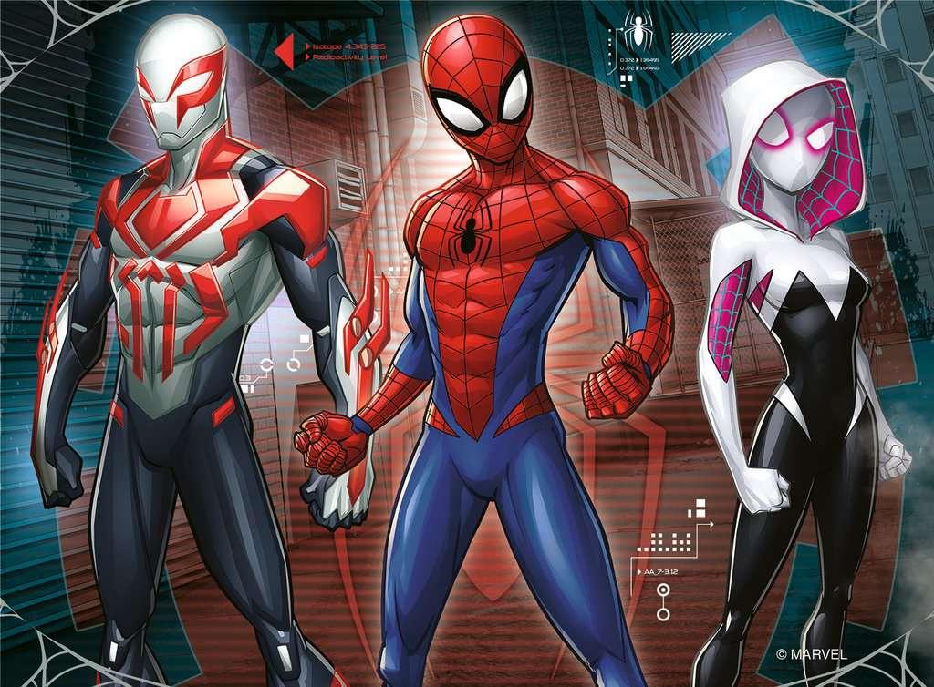 MARVEL - 4 Puzzle 12/16/20/24P - Spider-man - 4