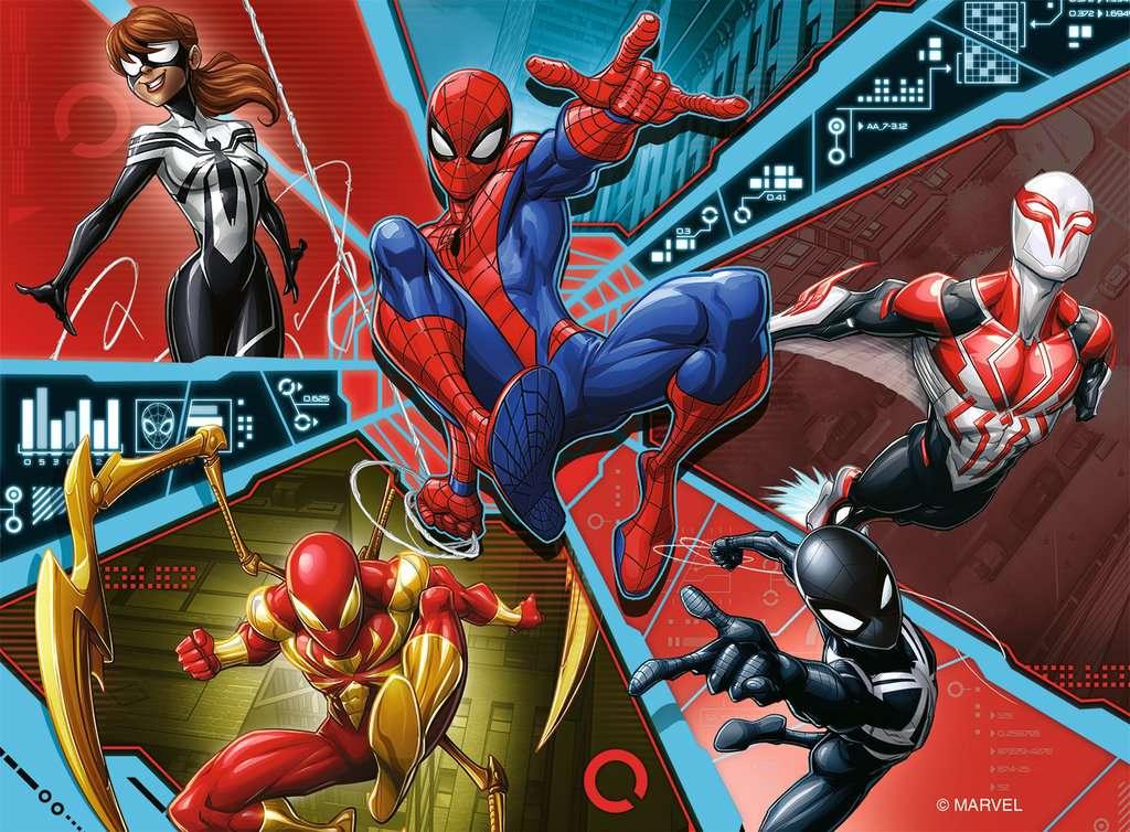 MARVEL - 4 Puzzle 12/16/20/24P - Spider-man - 5