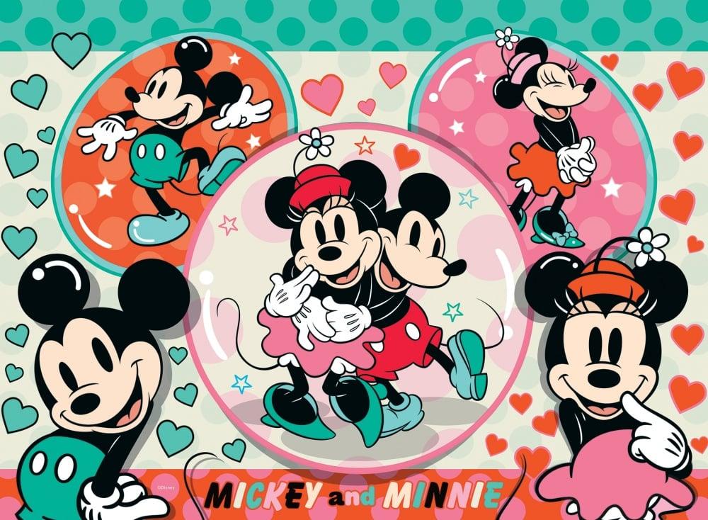 DISNEY - Mickey et Minnie amoureux - Puzzle 150P XXL - 2