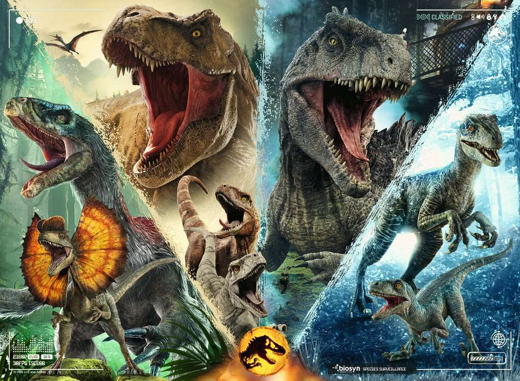 JURASSIC WORLD 3 Puzzle 100P XXL The Dinosaur s Species 