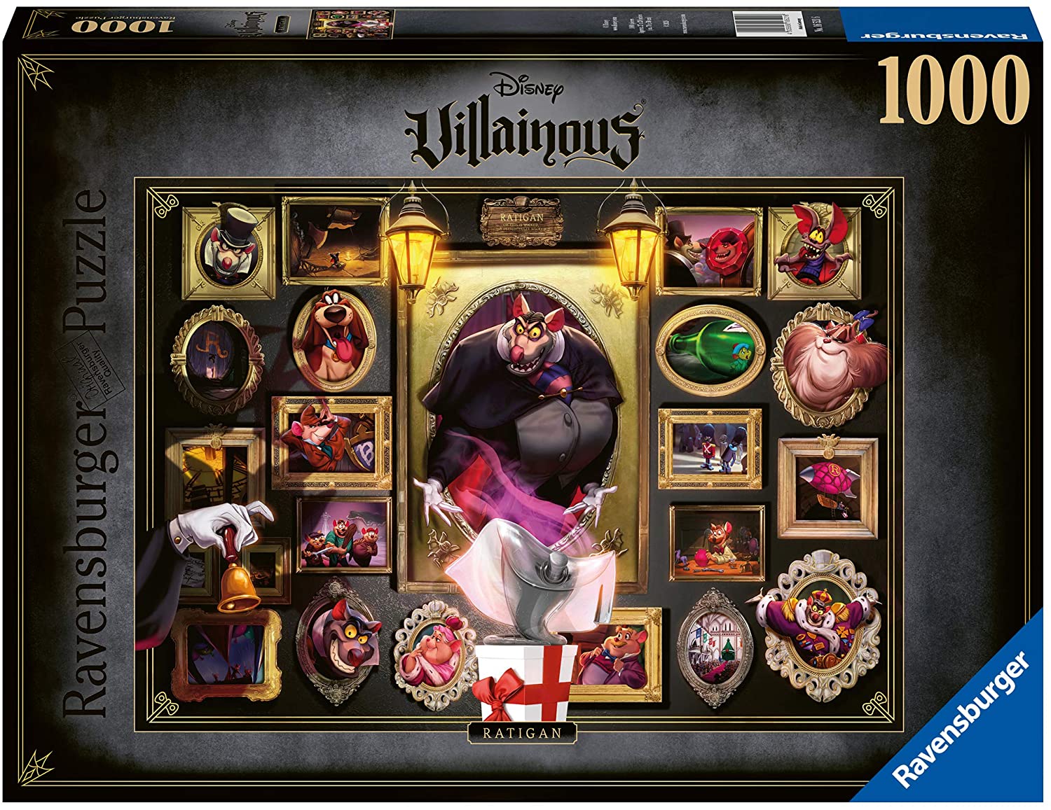 DISNEY Puzzle Villainous 1000P Ratigan Puzzle Ravensburger DISNEY