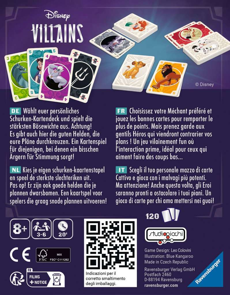 DISNEY - Villains - Jeu de famille - 2