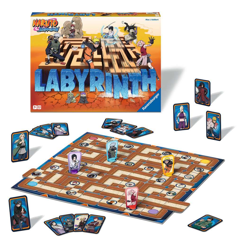 NARUTO SHIPPUDEN - Jeu de Plateau Labyrinth : : Jeu