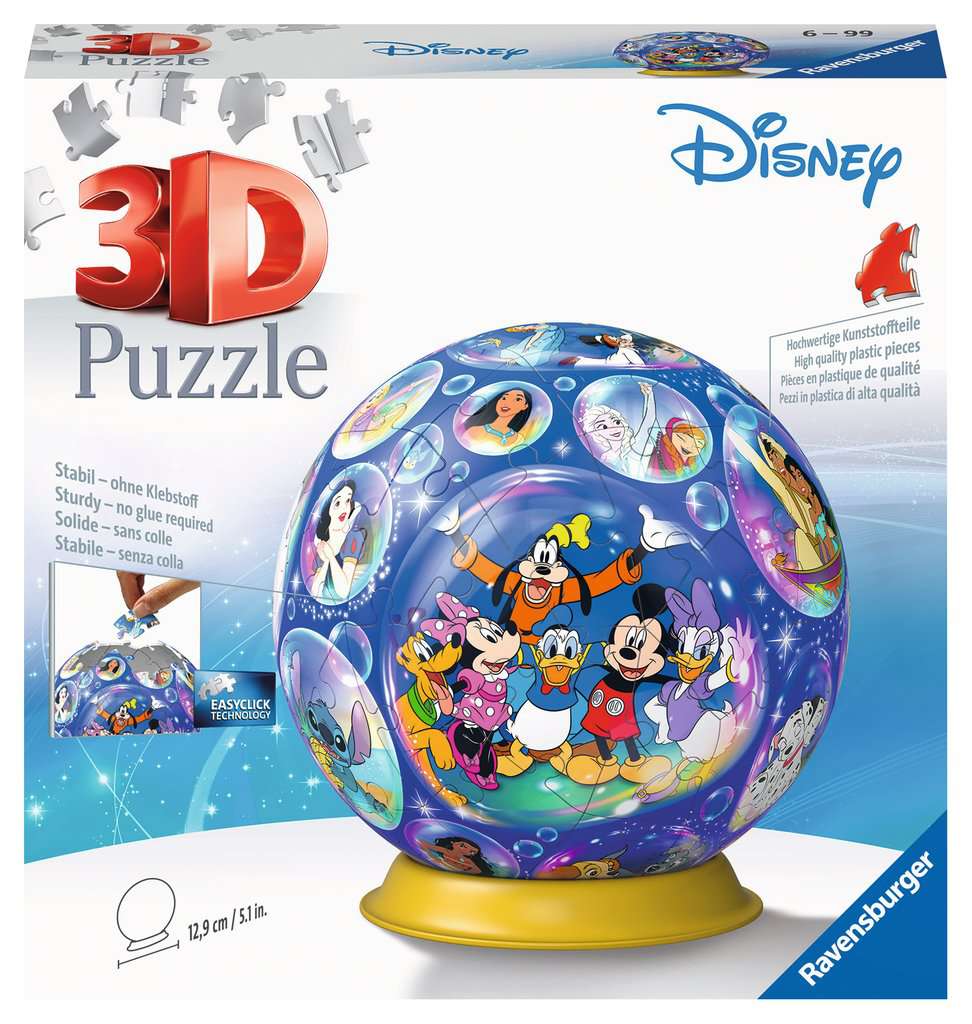 DISNEY Puzzle 3D Disney MultiProperties 72p
