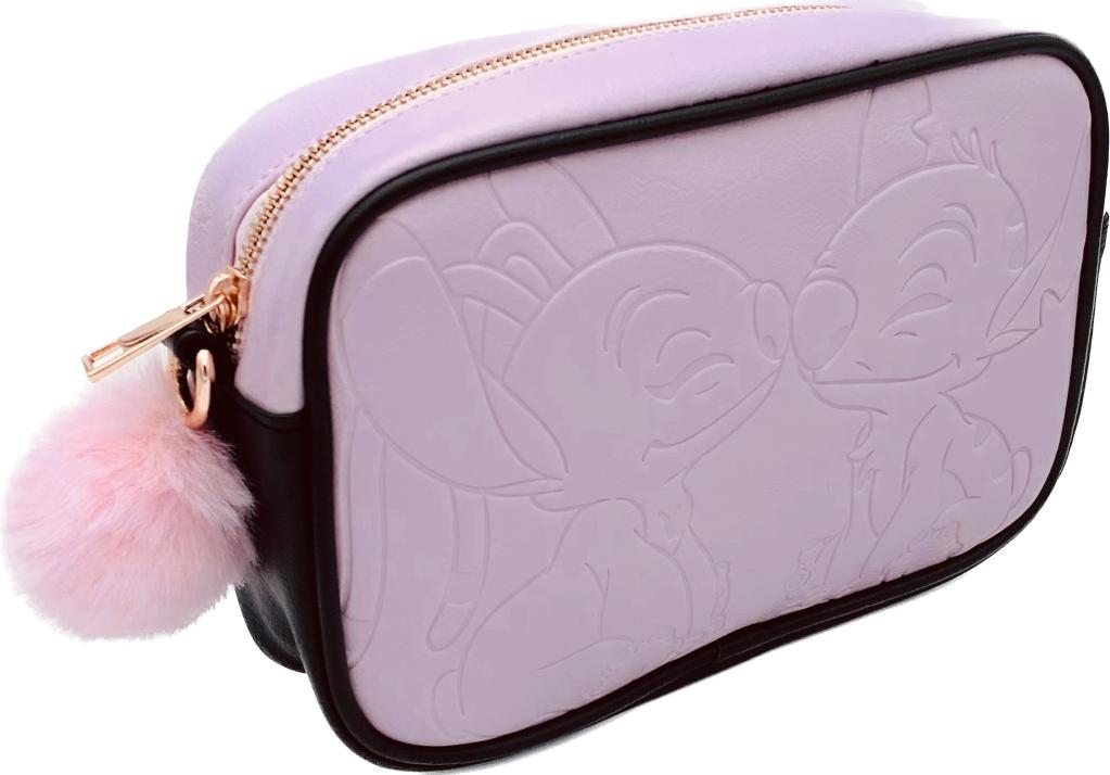 STITCH & ANGEL - Pink & Black - Sac Messenger - '23x15x6cm' - 2