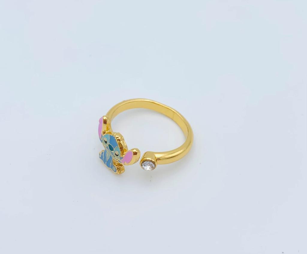 STITCH - Bague Ajustable - Laiton Plaqué - 2