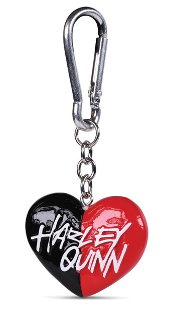 DC COMICS - Harley Quinn Heart - 3D Keychain_IMAGE_1
