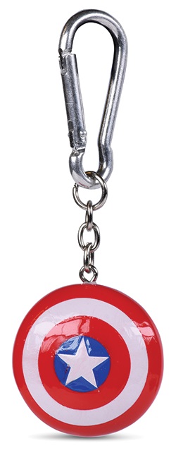 MARVEL - Captain America Shield - 3D Keychain_IMAGE_1