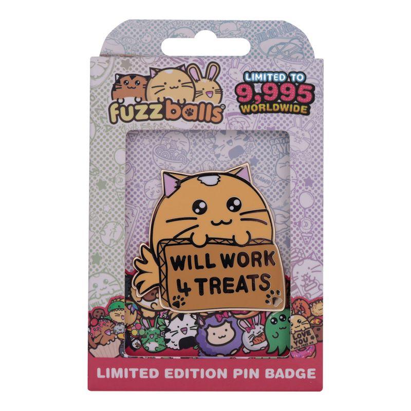 FUZZBALLS - Whisky will work 4 treats - Limited Edition Pin's - 2